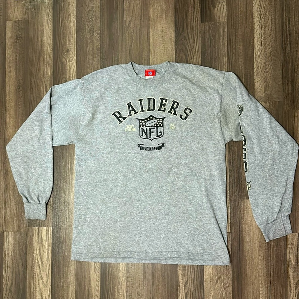 Vintage Y2K NFL Raiders Long Sleeve Shirt